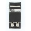 M&F - 54 Inch Adjustable Elastic Suspenders - Black