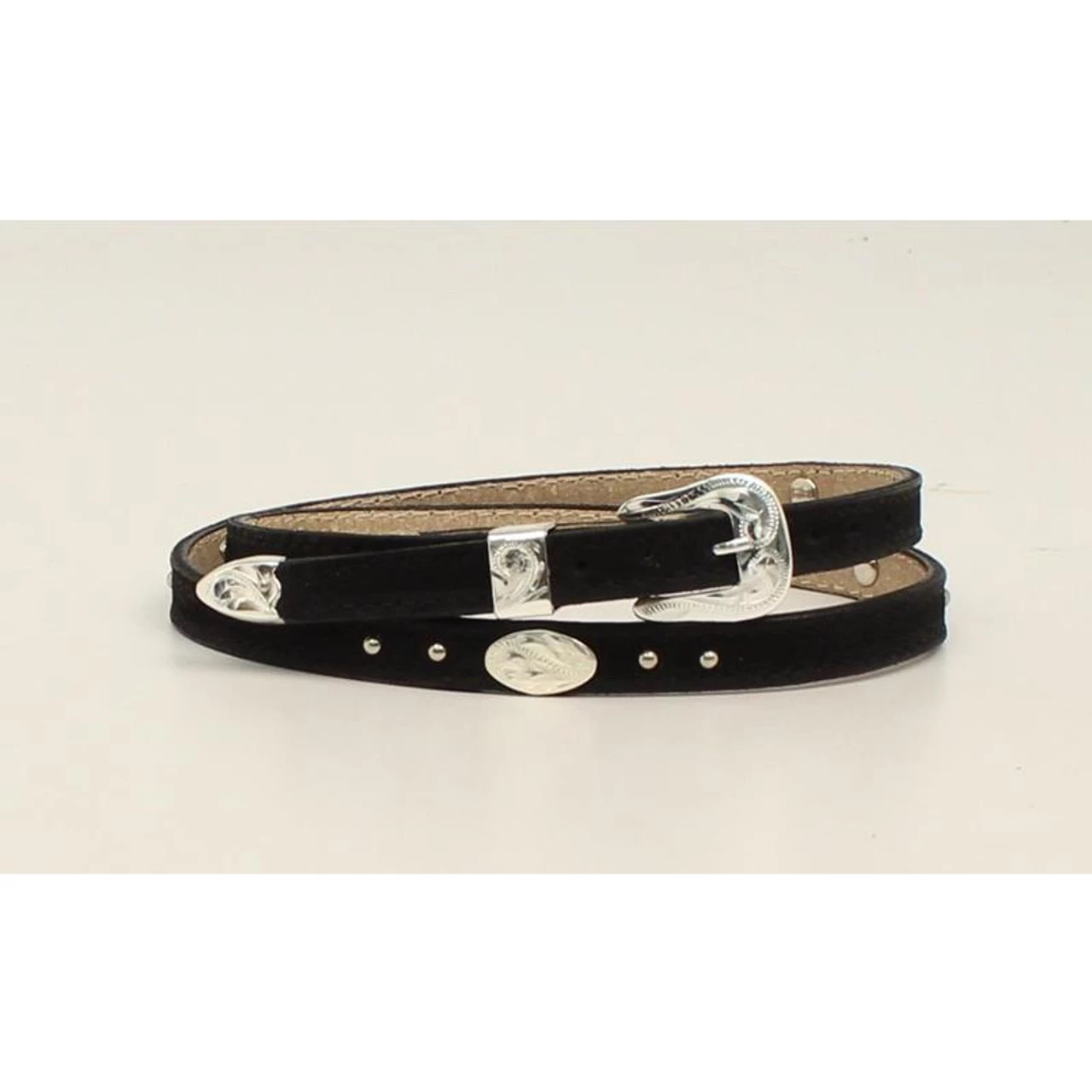 M&F - Oval Studs Hat Band - Black 1 M&F - Oval Studs Hat Band - Black