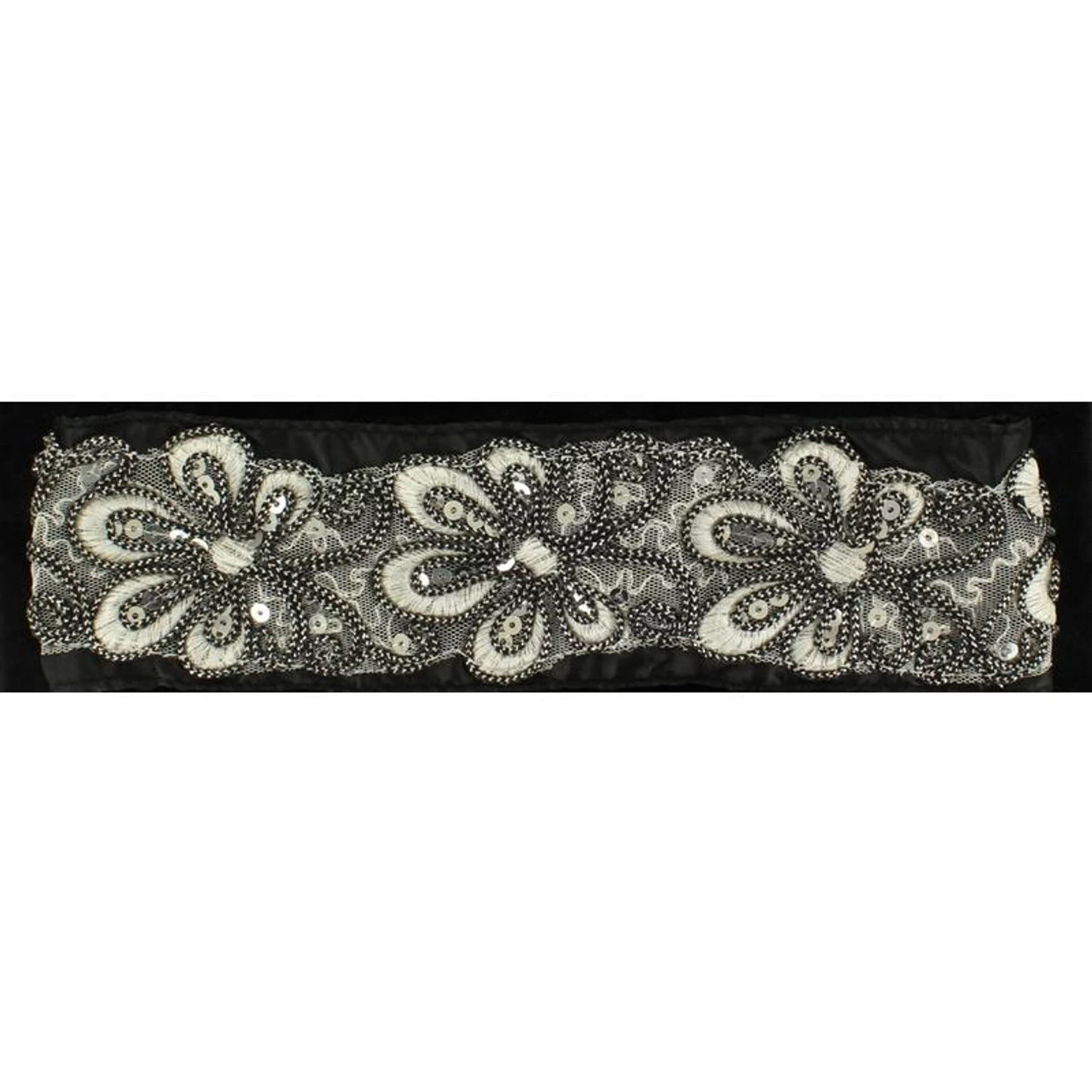 M&F - Sequin Flower Headband 1 M&F - Sequin Flower Headband