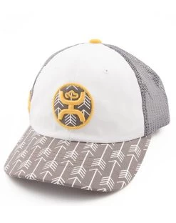 Hooey - Lozen Snapback White & Gray Cap