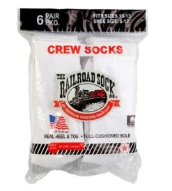 Railroad Sock - Mens Crew Socks - 13 Pack