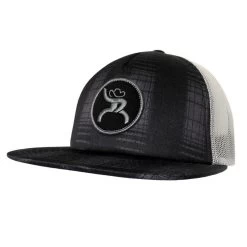 Hooey- Mens "Buckle" Roughy Black/Grey Trucker Hat