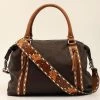 M&F Blazin Roxx "Aaliyah" Crossbody Conceal Carry Tote Bag, Brown