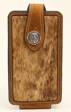 M&F Brindle Calf Hair Nocona Cell Phone Case