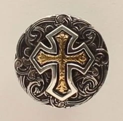 M&F Round Cross Scarf Slide