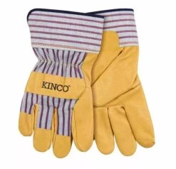 Kinco 1917-Y Grain Pigskin Leather Palm Work Glove