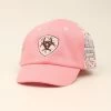 Ariat Girls Infant Light Pink Aztec Ball Cap