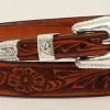 M&F Tooled Leather Floral Hatband