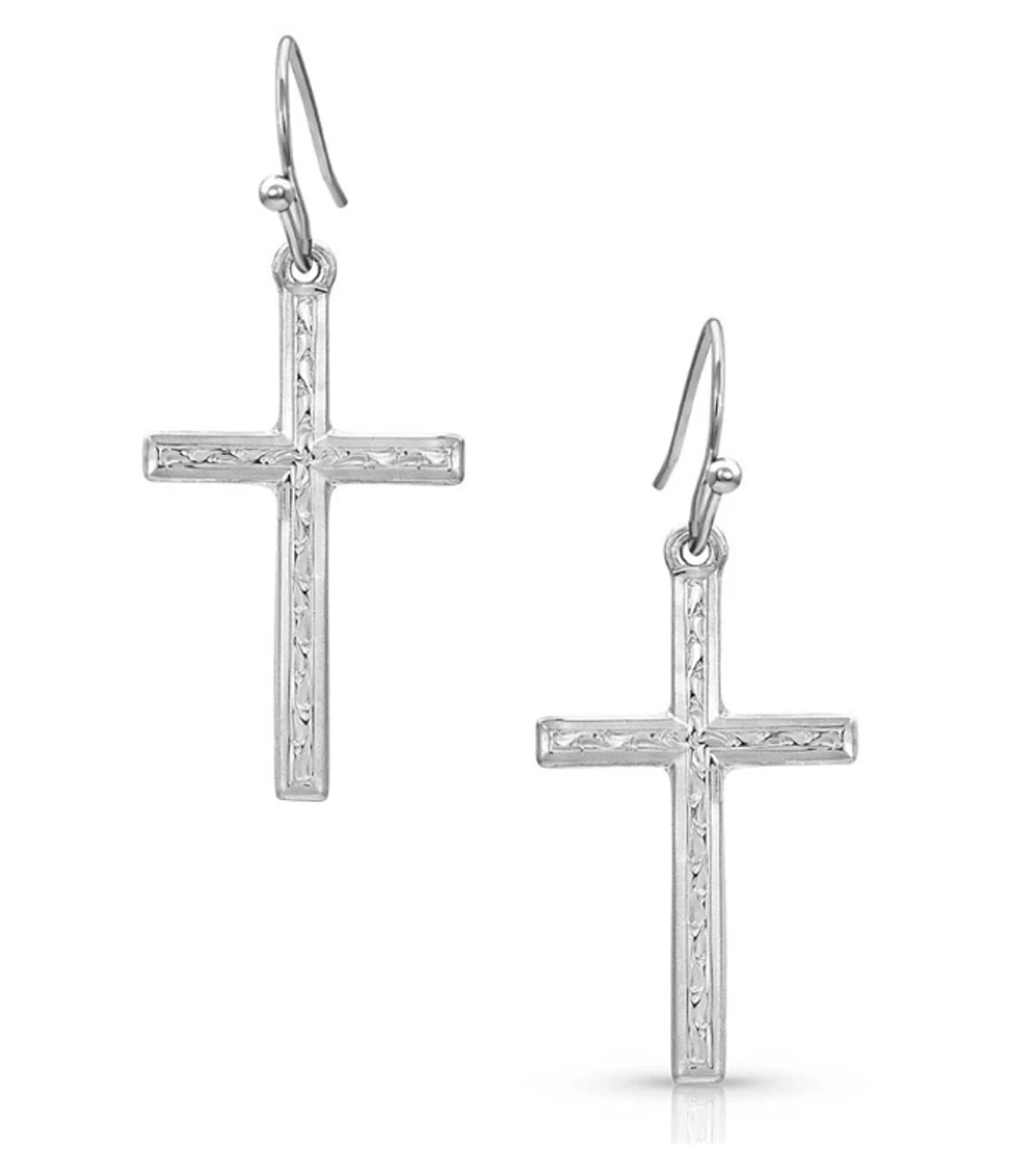 Montana Silversmiths Gratitude Cross Earrings 1 Montana Silversmiths Gratitude Cross Earrings