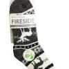 Sof Sole Fireside Cozy Lodge Socks - Charcoal Moose