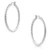 Montana Silversmiths Roped Hoop Earrings