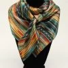 M&F Aztec Multi Color Silk Wild Rag