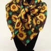 M&F Sunflower Print Wild Rag