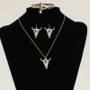 Blazin Roxx Bull Skull Necklace Set