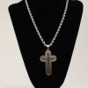 M&F Twister Silver & Gold Cross Chain
