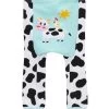 Doodle Pants Girls Cow Cotton Leggings-Large