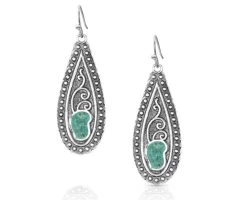 Montana Silversmiths Country Roads Turquoise Earrings