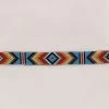 Twister Southwest Multi Colored Beads Strech Hatband