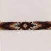 Twister Southwest Brown Bead Strech Hatband