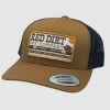 Red Dirt Hat Co. Caramel Brown And Black W/"Arrows" Patch