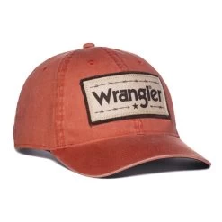 Wrangler Rust Rectangle Logo Cap