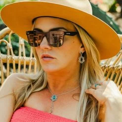 Montana Silversmiths Lady Guadalupe Dangle Stone Necklace -Comprehensive Shop 2487495 3 71398.1632865151