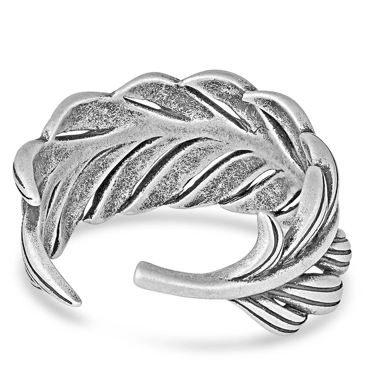 Montana Silversmiths The Frayed Singleton Wrap Ring 2 Montana Silversmiths The Frayed Singleton Wrap Ring - Image 2