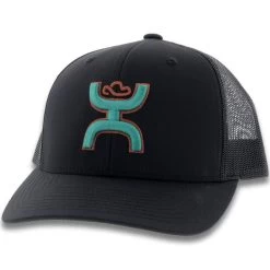 Hooey Youth Sterling Black/Teal Cap