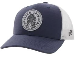 Hooey Quanah Navy/White Snapback Ball Cap