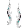 Montana Silversmiths Dreamweaver Feather Earrings