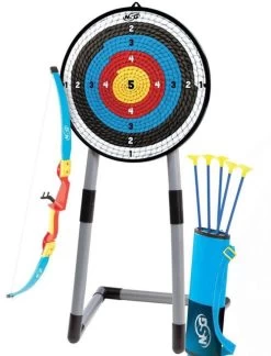 National Sporting Goods Bow & Arrow Set W/Target