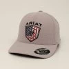 Ariat Mens Grey FlexFit 110 Cap