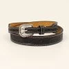 Twister Genuine Leather Buckle Closure Hatband