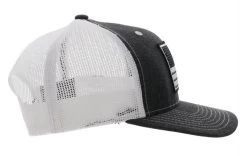 Hooey Liberty Roper Ball Cap- Charcoal/White -Comprehensive Shop 2603150 3 76224.1649795735