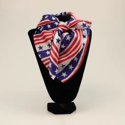 M&F Red, White & Blue Stars & Stripes Pattern Wild Rag