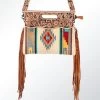 American Darling Crossbody Leather Tooled Purse