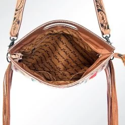 American Darling Crossbody Leather Tooled Purse -Comprehensive Shop 2622355 5 09614.1651786337