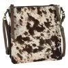 Trenditions Tony Lama Open Face Genuine Cow Hide Crossbody Bag