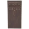 Trenditions Justin Brown Mens Wallet W/Boot Stitched Details