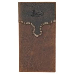 Trenditions Justin Rodeo Weathered Leather Mens Wallet