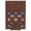 Red Dirt Hat Co. Mens Southwest Canvas Inlay Card Case