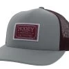 Hooey Doc Grey/Maroon Trucker Ball Cap