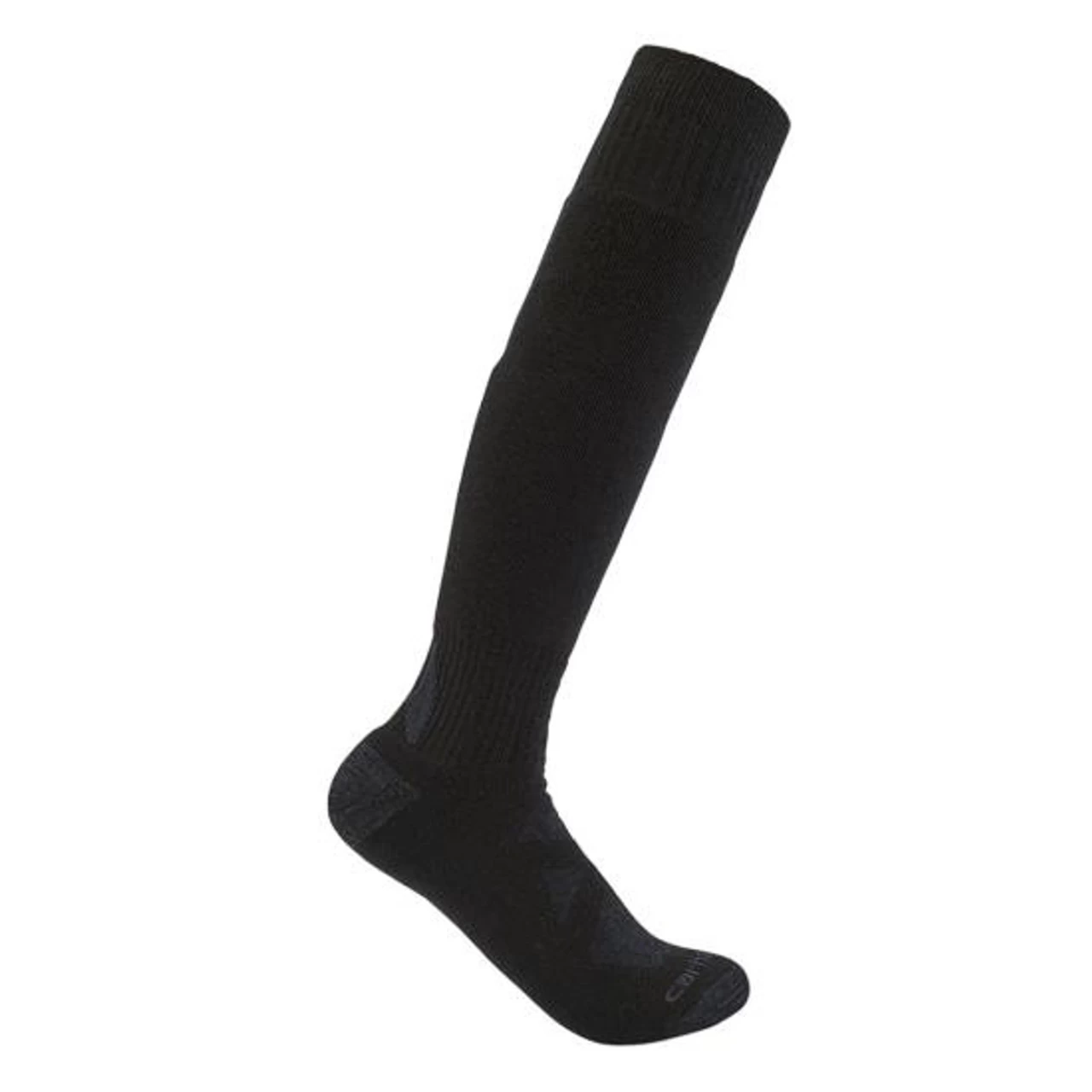 Carhartt Mens Black Heavy Merino Wool Blend Over The Calf Sock 1 Carhartt Mens Black Heavy Merino Wool Blend Over The Calf Sock