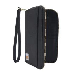 Carhartt Womens Nylon Duck Lay-Flat Clutch Wallet- Black -Comprehensive Shop 2725875 5 94080.1666037676
