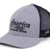 Rural Cloth Men's We Grow Beer Embroidered 6 Panel Charcoal/Black Hat