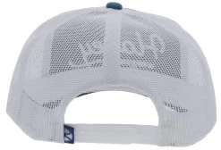 Hooey OG Teal/White 5 Panel Trucker Cap With White Hooey Stitching - Youth -Comprehensive Shop 2748880 3 41336.1675717180