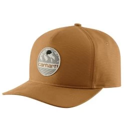 Carhartt Mens Canvas Mountain Patch Cap