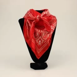 Wild Rag Red And White Bandana