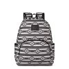 Ariat Black/White Striped Aztec Print Backpack