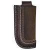 Justin Mens Genuine Leather Embossed Edge Knife Sheath